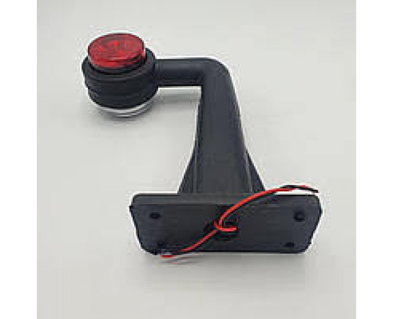 Ліхтар габаритний двоколірний 20 см під кутом 90˚ (лампочка)