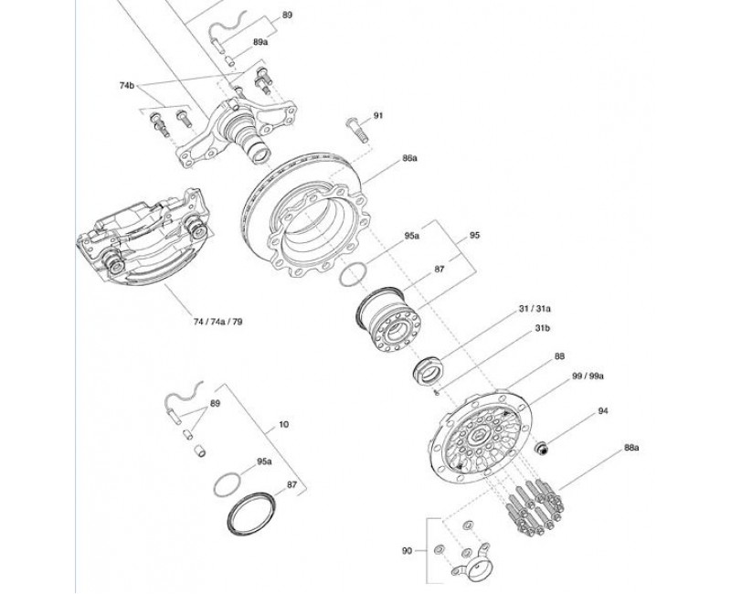 Підшипник маточини GIGANT DOKH2