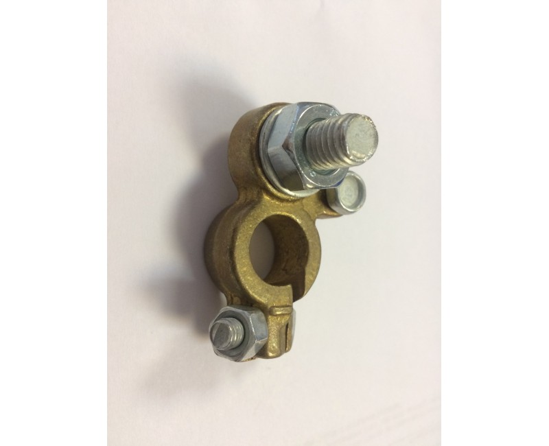 Клема (+) (-) латунь адаптер М10 (під болт)