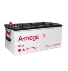 Аккумулятор 225  AMEGA (Ultra) пуск 1400