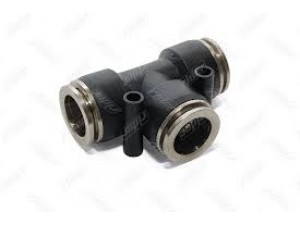 З'єднувач аварійний трійник 10x10x10 (метал/пласт) Трубки ПВХ (RIDER)