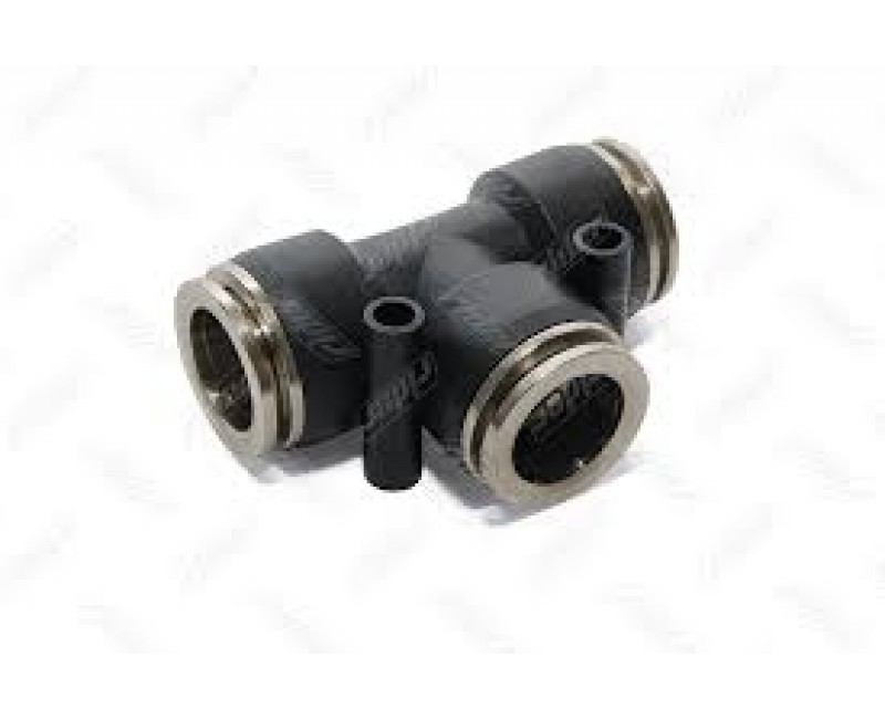 З'єднувач аварійний трійник 10x10x10 (метал/пласт) Трубки ПВХ (RIDER)