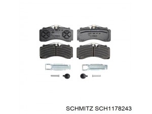 Колодка гальм. диск. (компл. на вісь) SBS2220 (вир-во SAUER)