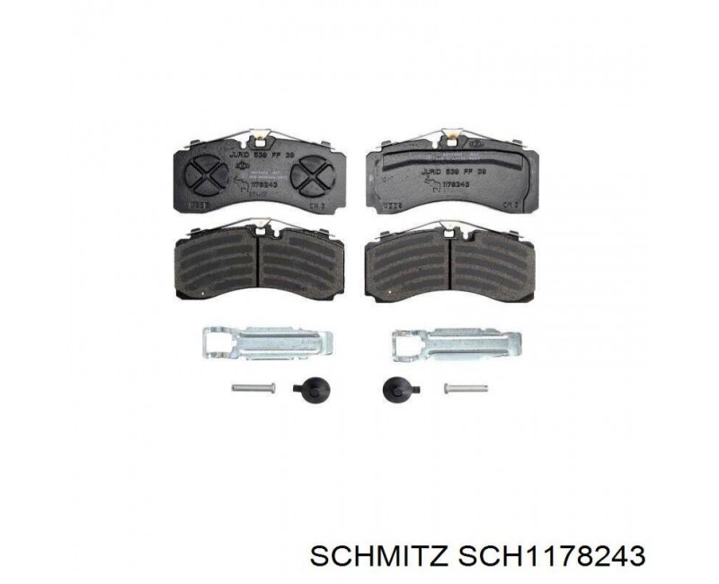 Колодка гальм. диск. (компл. на вісь) SBS2220 (вир-во SAUER)