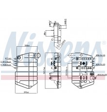Розширювальний бачок DAF XF 95 02-(вир-во Nissens)
