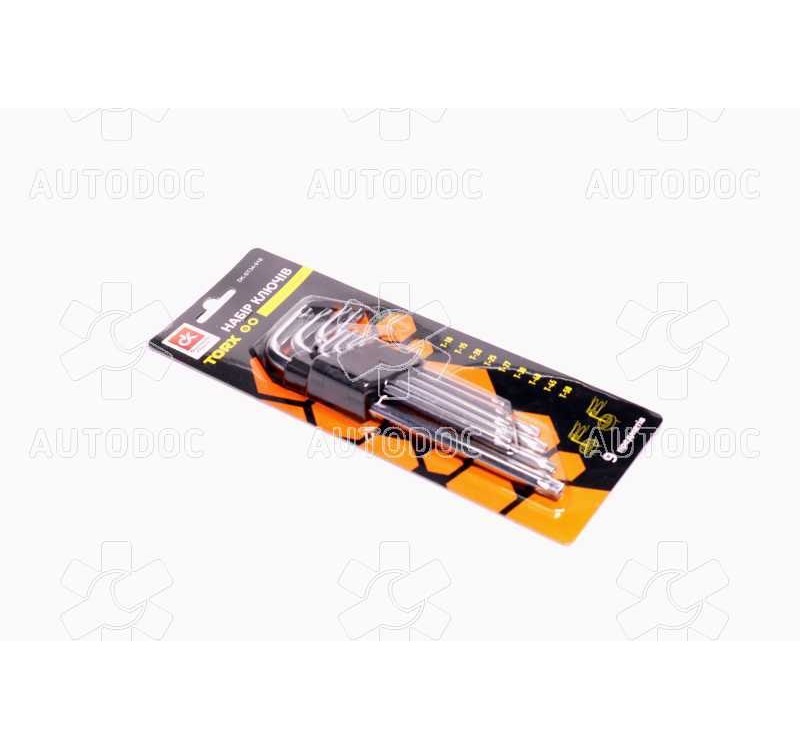 Набор ключей TORX 9 пр., Т10-50, L = 180 мм <ДК>