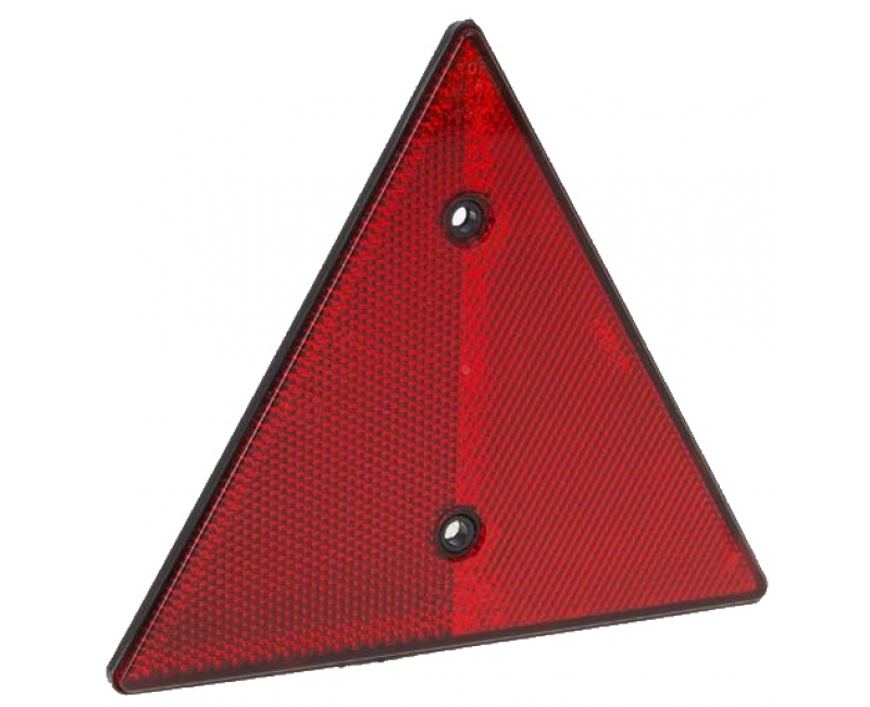 Відбивач трикутник червоний