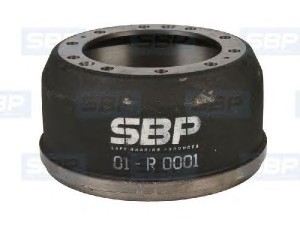 Гальмівний барабан (419x178, ширина зовні 237mm, отвір. 10/25mm) ROR (вир-во SBP)