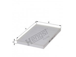 Фільтр салону VOLVO (вир-во HENGST FILTER)