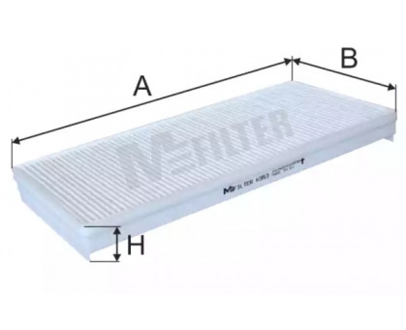Фільтр салону MAN (вир-во M-filter)