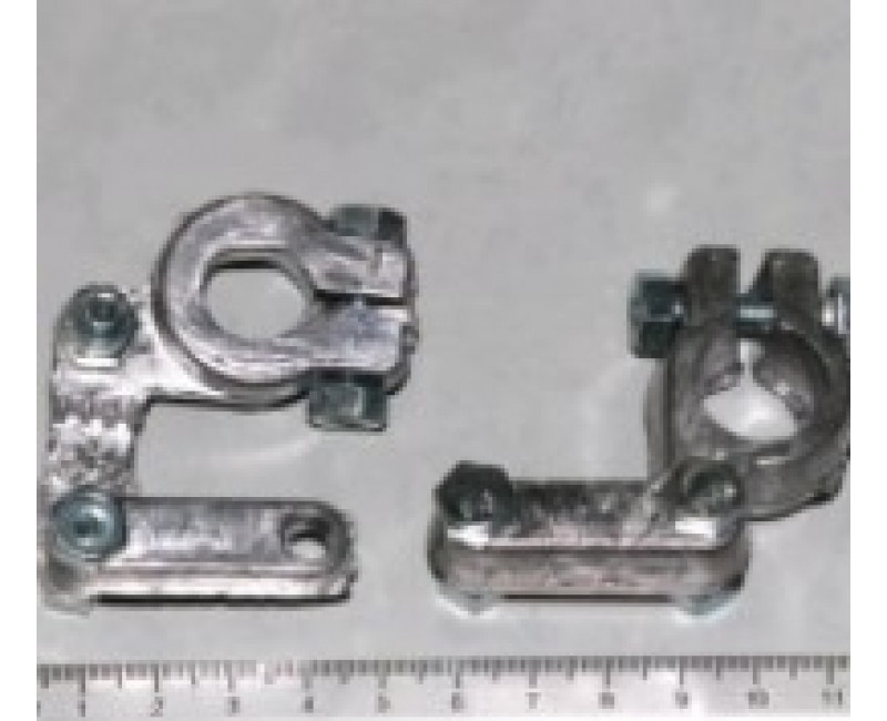 Клема (+) (-) дешева (свинець)