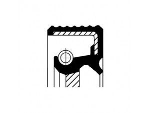 Сальник коленвала передний DAF MX265/MX300/MX340/MX375 (134X161X16) NBR (пр-во Corteco)