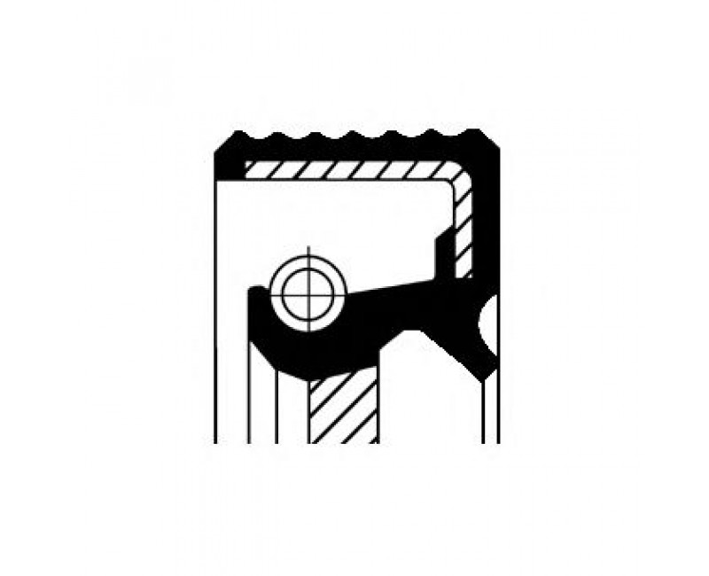 Сальник коленвала передний DAF MX265/MX300/MX340/MX375 (134X161X16) NBR (пр-во Corteco)