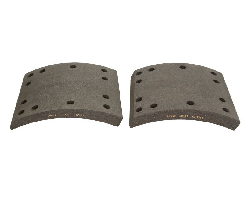 Накладка гальм. (компл. на вісь) 419х178 (Відп.6,35мм) 3-й рем. ROR TA, FRUEHAUF (вир-во Techno Brake)