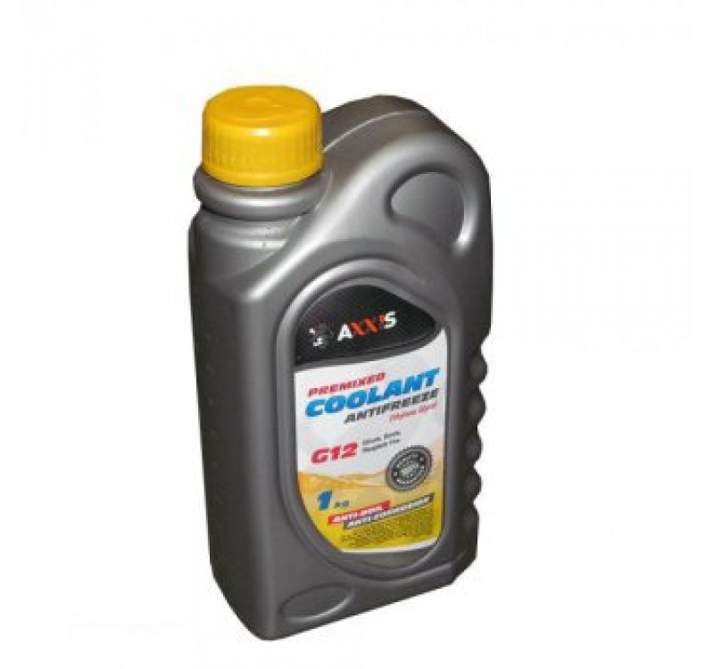 Антифриз YELLOW G12 Сoolant Ready-Mix -36 ° C <AXXIS> (жовтий) 1л