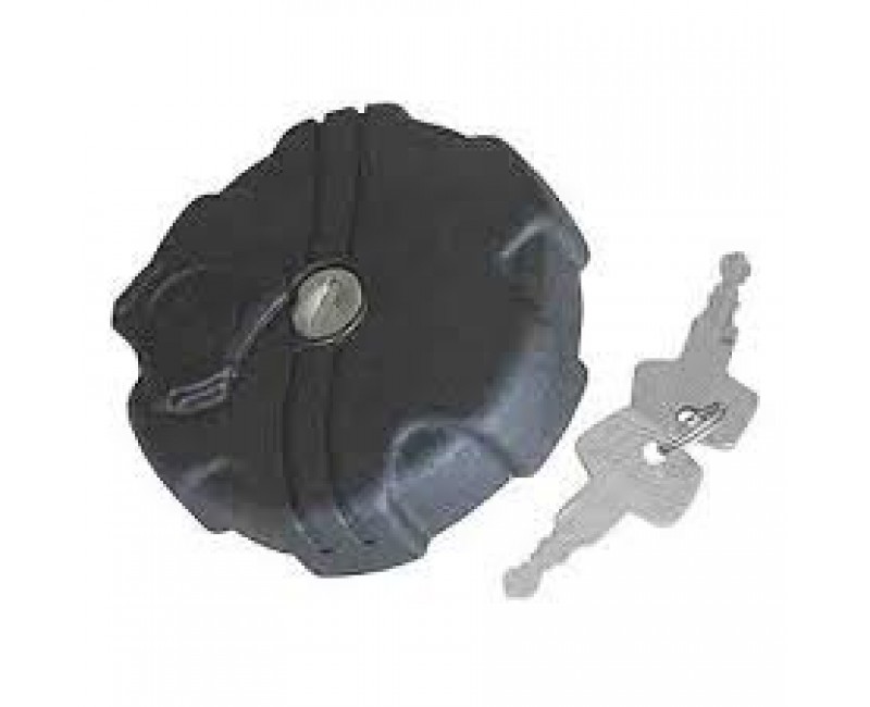 Кришка паливного баку (пластик) RVI, DAF, VOLVO 80мм. (З ключем)