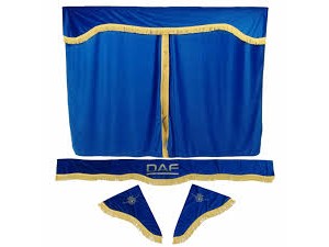 Штора на лобове комплект синій DAF