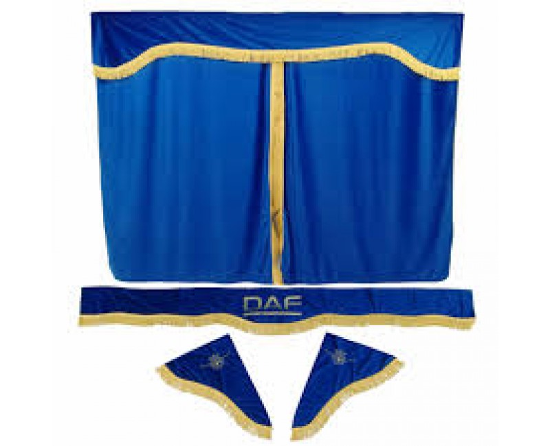 Штора на лобове комплект синій DAF