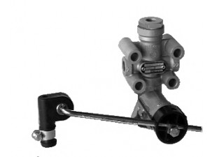 Кран уровня пола BPW,DAF,MAN (3 выхода) (пр-во TruckLine)