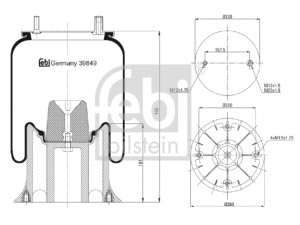 Пневморесора зі стаканом (пластик) (вир-во Sampa)