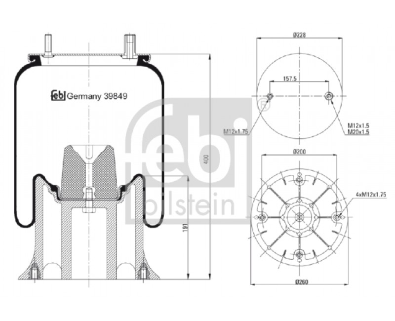 Пневморесора зі стаканом (пластик) (вир-во Sampa)