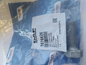 Болт М20х55х2,5 кріплення реактивної тяги (вир-во DAF)