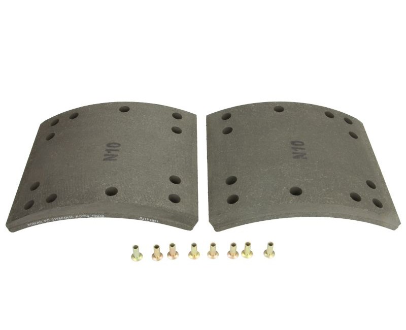 Накладка торм. (компл. на ось) 419х177,3 1-й рем. ROR T9000 (пр-во Lumag)