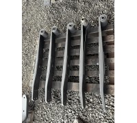 33899100 Полурессора 1лист. WIELTON, MB 48*100*530/459MM о. н. 9463500206, F001A437HR75, F001A037HR7