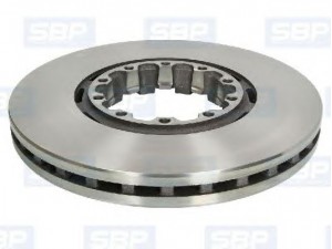 Гальмівний диск лев./прав. (430mmx45mm) SAF (вир-во SBP)