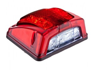 Підсвічування номера причепа червоне LED 137*123