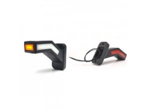 Ліхтар габаритний ріг, LED триколірний 15 см, покажчик повороту, що біжить (LB)