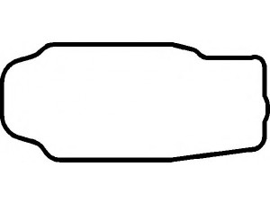 Прокладка піддону картера MAN D2866 RUBBER (вир-во Elring)