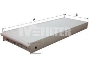 Фільтр салону MB ACTROS (вир-во M-filter)