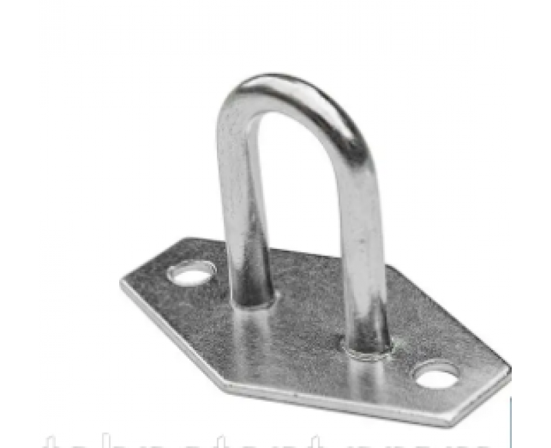 Скоба на тент круглый верх прямоугольная