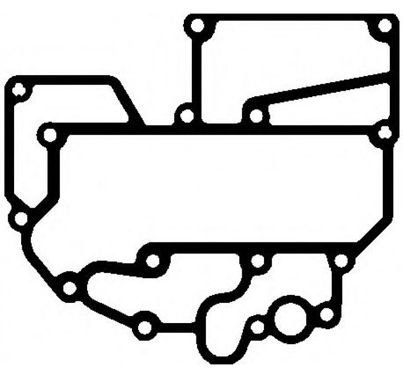 Прокладка масляного радіатора MAN D2066/D2676 LF/LOH/LUH TGA/TGS/TGX (вир-во ELRING)