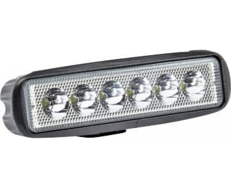 Фара LED дополнительная 12/24V 6х3W 157х42х40 (пр-во TEMPEST)