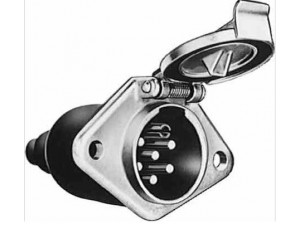 Розетка електрокабелю 7-контактів (type S) (вир-во Sampa)