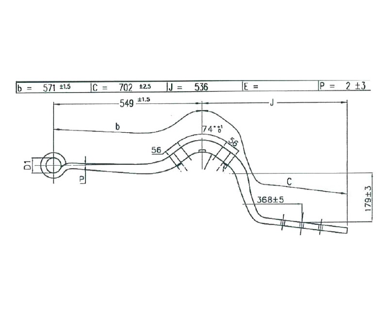 26610300 Напівресори SCHMITZ CARGOBULL о.н. 017456, 1103482 БО
