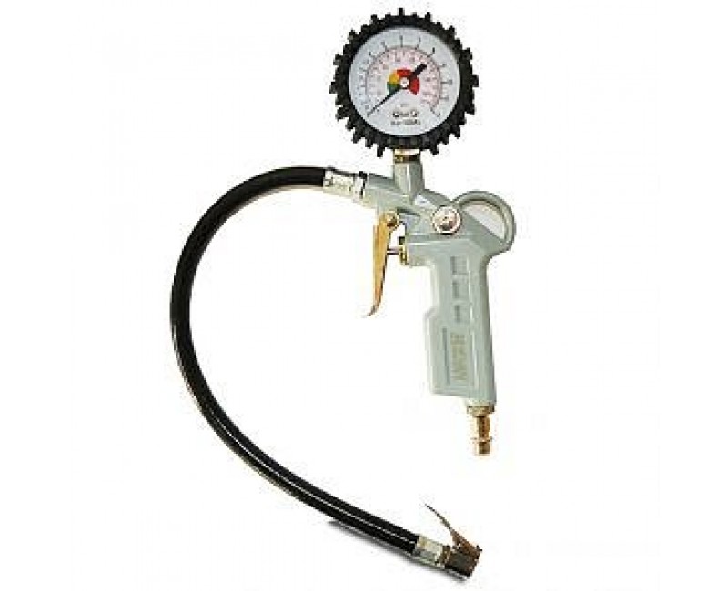 Пистолет для подкачки  колес  с манометром (пр-во AIRCRAFT)