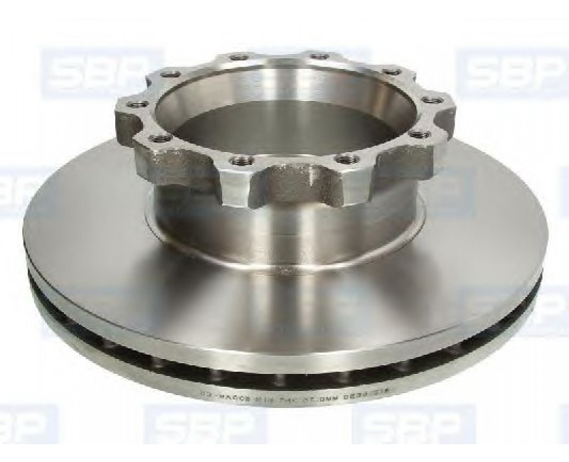 Диск гальмівний MAN F2000, TGA (94-) задній (вир-во SBP)