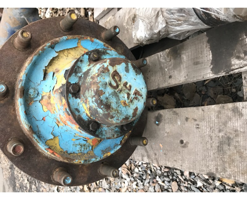 Вісь SAF (старого зразка, 6 болтів) RSM 11242 (довжина 2350, ресора 1200, кронштейни камер 450)