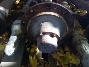 Вісь SAF (старого зразка, 6 болтів) RSM 11242 (довжина 2350, ресора 1200, кронштейни камер 450)