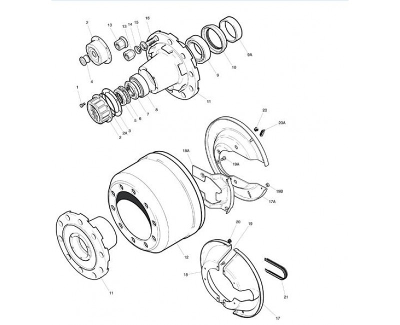 Ступиця ROR тип TM (старого зразка) 6 болтів