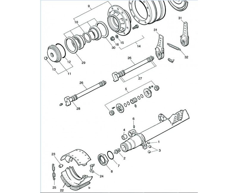 Ступиця SAF (велика кришка) SKRS 9042