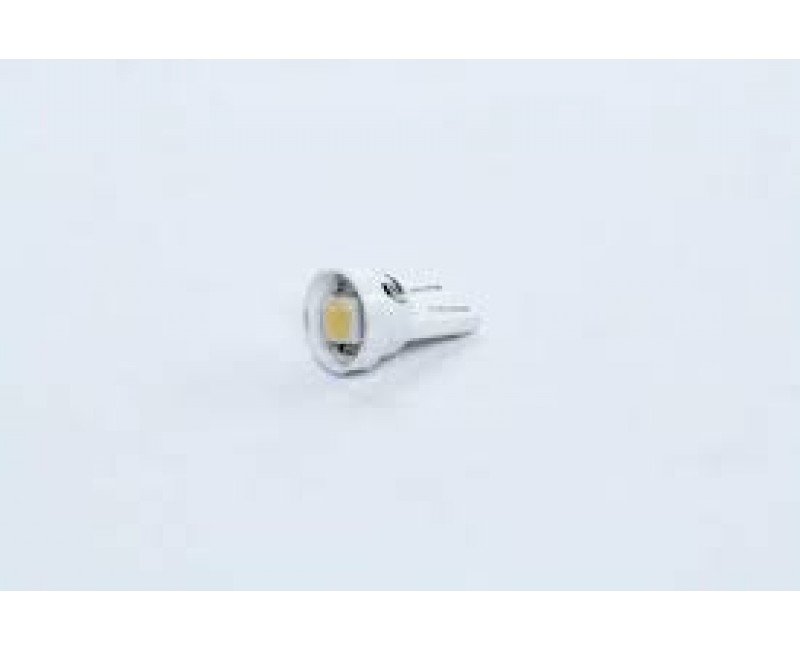 Лампа LED габарит і панель приладів T10-1 SMD (size 5050) 24V WHITE