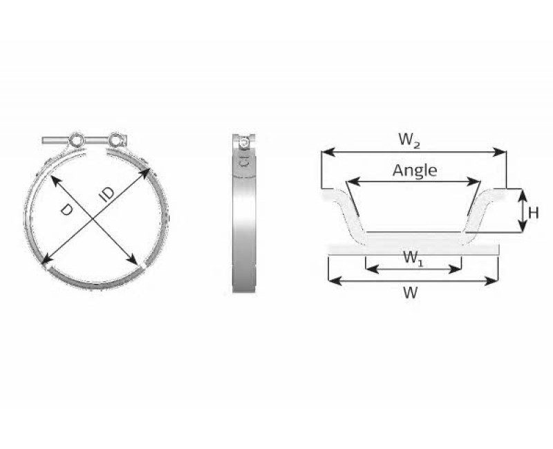 Хомут VOLVO (вир-во Dinex)