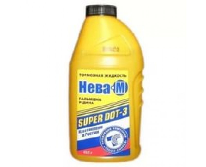 Гальм. рідина Нева 0,5л.жовта