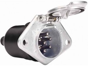 Розетка штифт 7 полюс N алюміній