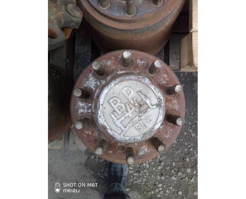 Ступиця BPW ECO 17,5-19,5 барабан (10 шпильок під гайку) підшипник 50/80