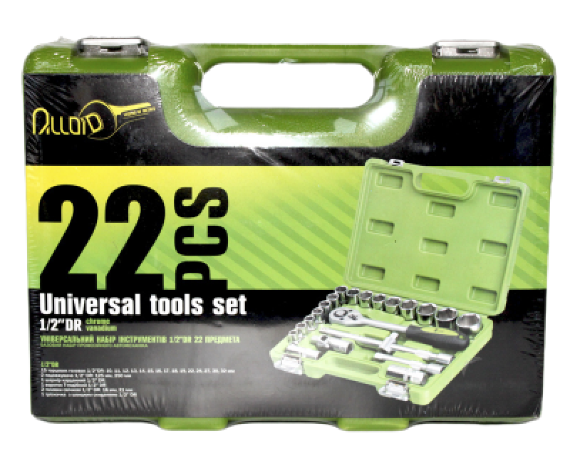 Набір головок 1/2, 22 предмета